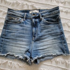 KanCan Signature Mid Rise Jean Shorts